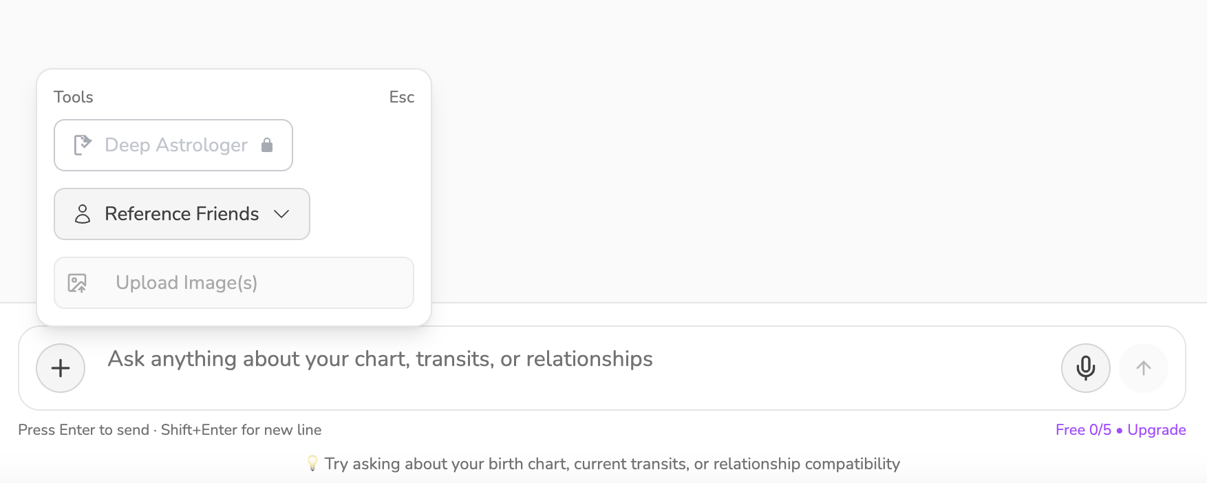 Pattern-recognition chat
